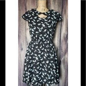 NWT Lauren Conrad Venice Blues Bird Dress size 10